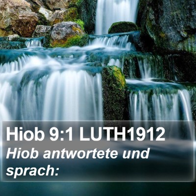 Hiob 9:1 LUTH1912 Bible Verse Image