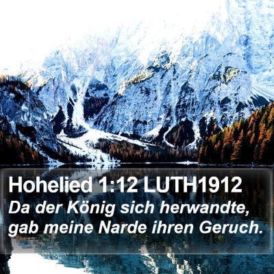 Hohelied 1:12 LUTH1912 Bible Verse Image