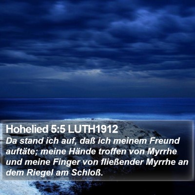 Hohelied 5:5 LUTH1912 Bible Verse Image