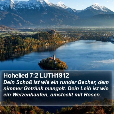 Hohelied 7:2 LUTH1912 Bible Verse Image