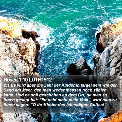 Hosea 1:10 LUTH1912 Bible Verse Image