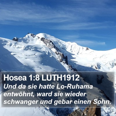 Hosea 1:8 LUTH1912 Bible Verse Image