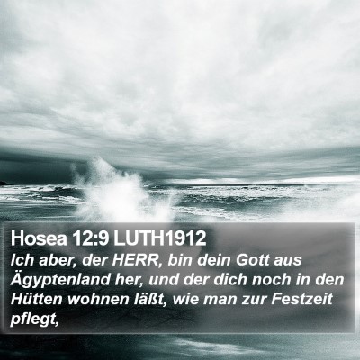 Hosea 12:9 LUTH1912 Bible Verse Image