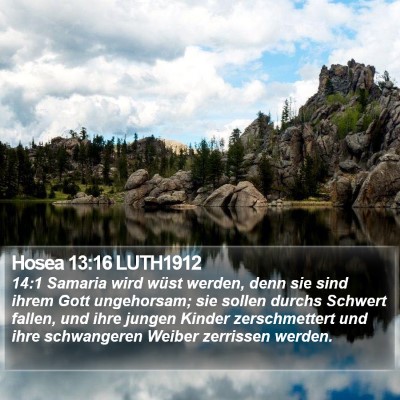Hosea 13:16 LUTH1912 Bible Verse Image