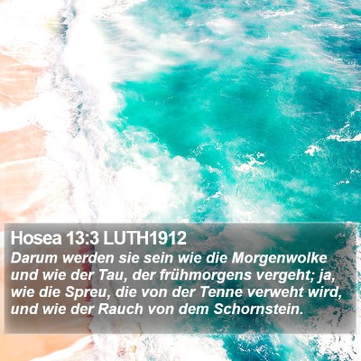 Hosea 13:3 LUTH1912 Bible Verse Image