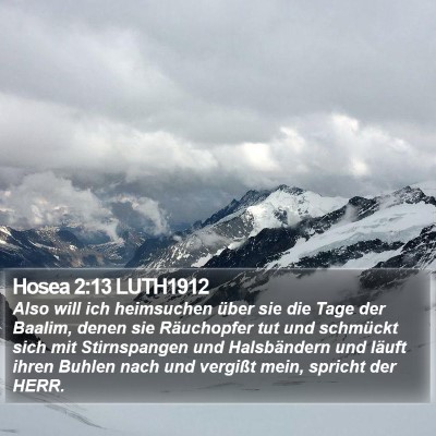 Hosea 2:13 LUTH1912 Bible Verse Image