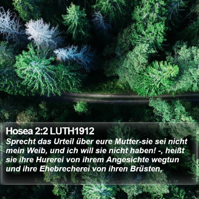 Hosea 2:2 LUTH1912 Bible Verse Image