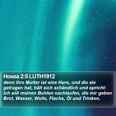 Hosea 2:5 LUTH1912 Bible Verse Image
