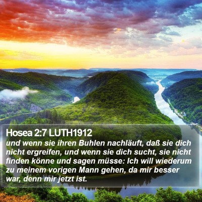 Hosea 2:7 LUTH1912 Bible Verse Image