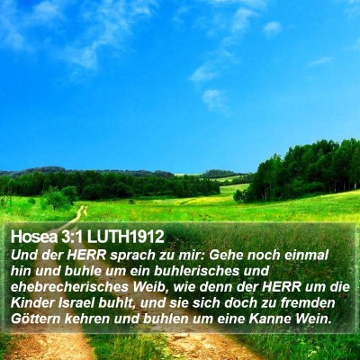 Hosea 3:1 LUTH1912 Bible Verse Image