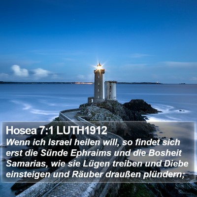 Hosea 7:1 LUTH1912 Bible Verse Image