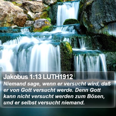 Jakobus 1:13 LUTH1912 Bible Verse Image