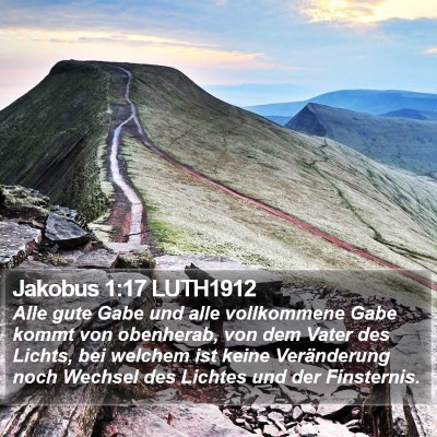 Jakobus 1:17 LUTH1912 Bible Verse Image