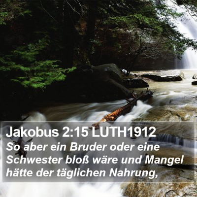 Jakobus 2:15 LUTH1912 Bible Verse Image