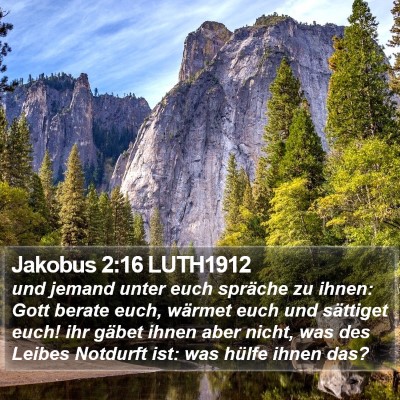 Jakobus 2:16 LUTH1912 Bible Verse Image