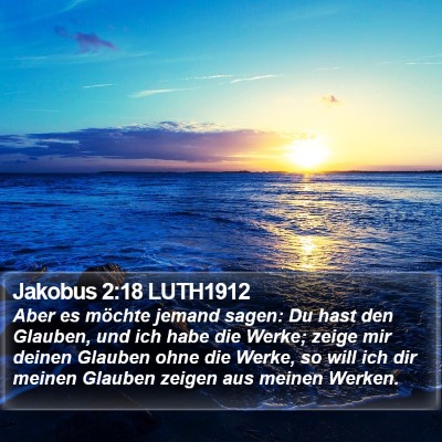 Jakobus 2:18 LUTH1912 Bible Verse Image