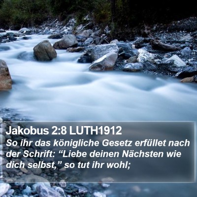 Jakobus 2:8 LUTH1912 Bible Verse Image