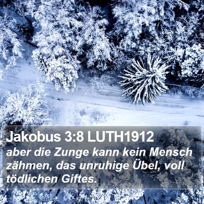 Jakobus 3:8 LUTH1912 Bible Verse Image