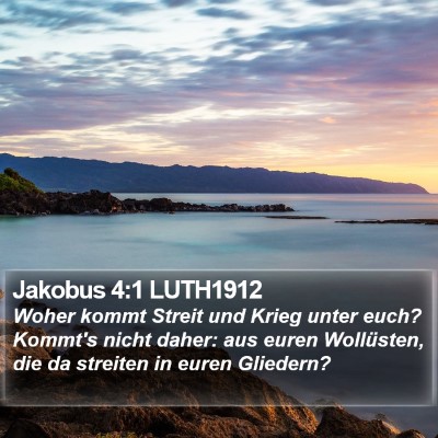 Jakobus 4:1 LUTH1912 Bible Verse Image