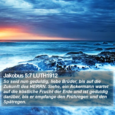 Jakobus 5:7 LUTH1912 Bible Verse Image