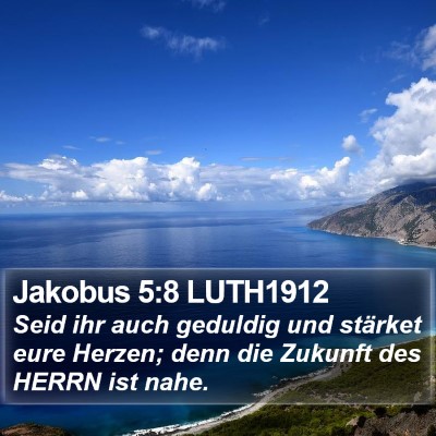 Jakobus 5:8 LUTH1912 Bible Verse Image