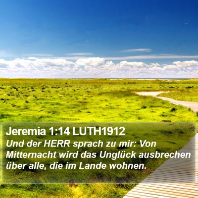 Jeremia 1:14 LUTH1912 Bible Verse Image