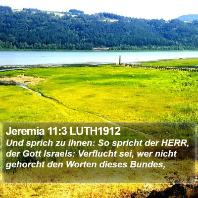 Jeremia 11:3 LUTH1912 Bible Verse Image