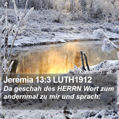 Jeremia 13:3 LUTH1912 Bible Verse Image