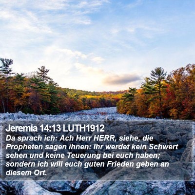 Jeremia 14:13 LUTH1912 Bible Verse Image