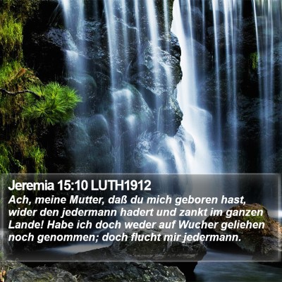 Jeremia 15:10 LUTH1912 Bible Verse Image