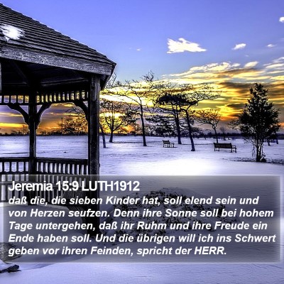 Jeremia 15:9 LUTH1912 Bible Verse Image