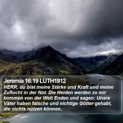 Jeremia 16:19 LUTH1912 Bible Verse Image