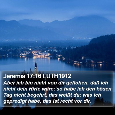Jeremia 17:16 LUTH1912 Bible Verse Image