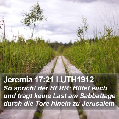 Jeremia 17:21 LUTH1912 Bible Verse Image