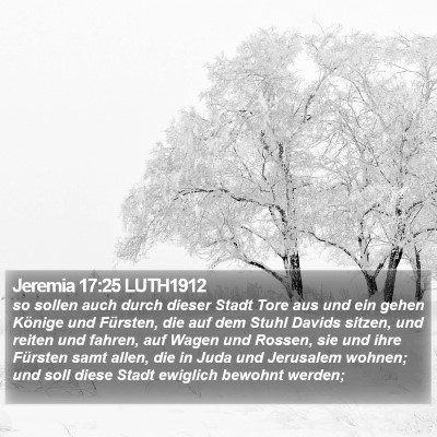 Jeremia 17:25 LUTH1912 Bible Verse Image