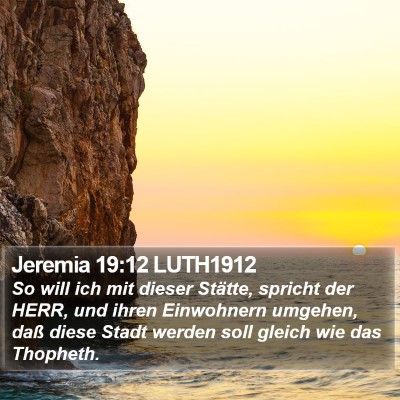 Jeremia 19:12 LUTH1912 Bible Verse Image