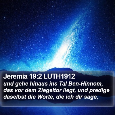Jeremia 19:2 LUTH1912 Bible Verse Image