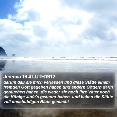 Jeremia 19:4 LUTH1912 Bible Verse Image