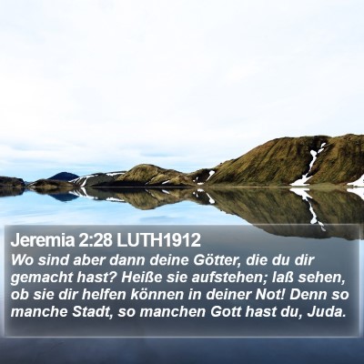 Jeremia 2:28 LUTH1912 Bible Verse Image