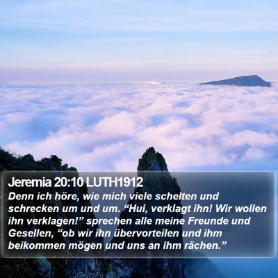 Jeremia 20:10 LUTH1912 Bible Verse Image