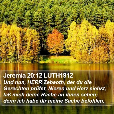 Jeremia 20:12 LUTH1912 Bible Verse Image