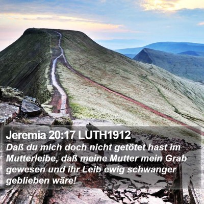 Jeremia 20:17 LUTH1912 Bible Verse Image