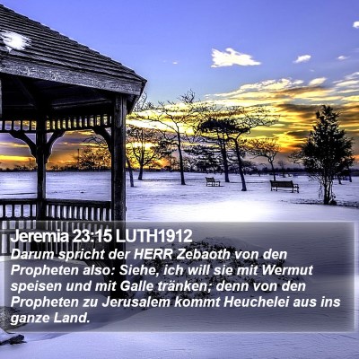Jeremia 23:15 LUTH1912 Bible Verse Image