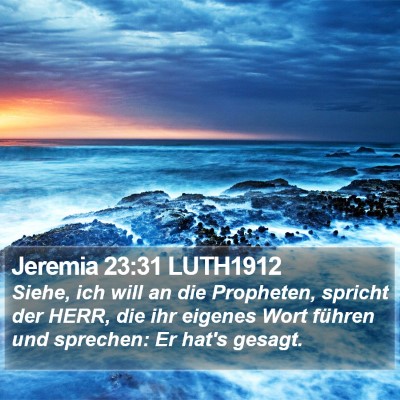 Jeremia 23:31 LUTH1912 Bible Verse Image