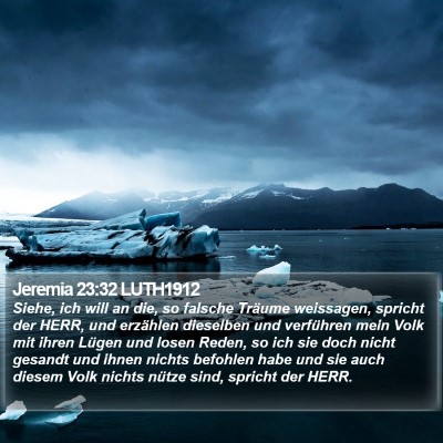 Jeremia 23:32 LUTH1912 Bible Verse Image