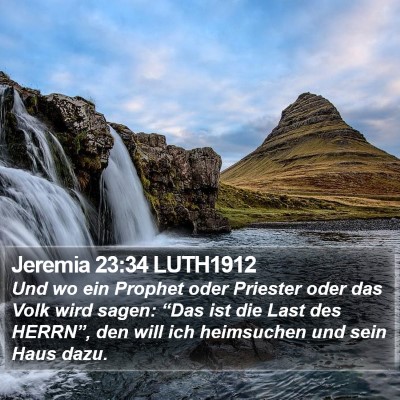 Jeremia 23:34 LUTH1912 Bible Verse Image