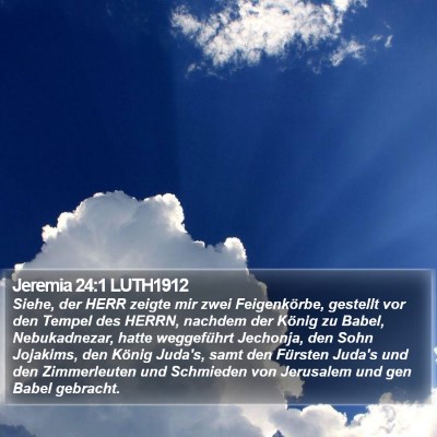 Jeremia 24:1 LUTH1912 Bible Verse Image