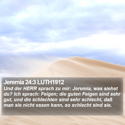 Jeremia 24:3 LUTH1912 Bible Verse Image