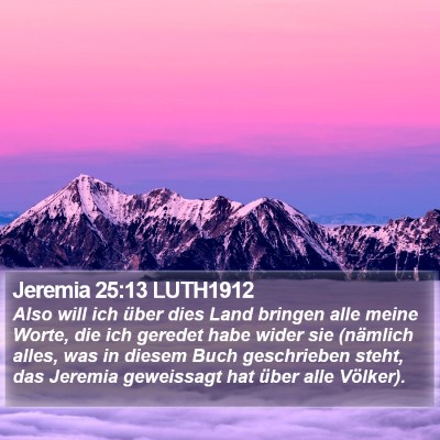 Jeremia 25:13 LUTH1912 Bible Verse Image