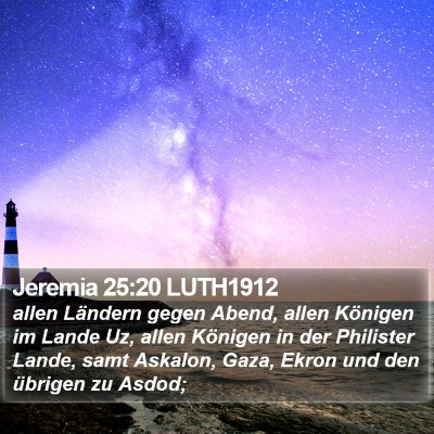 Jeremia 25:20 LUTH1912 Bible Verse Image